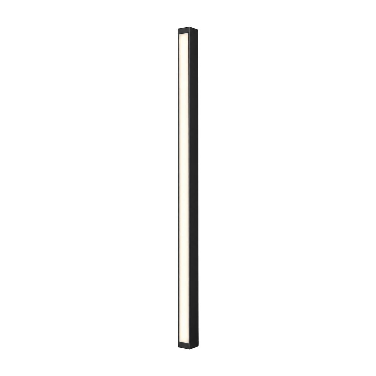 Black Linear LED Wall Light with RGB and Dimming