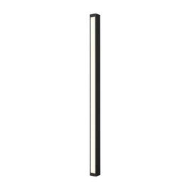 Black Linear LED Wall Light with RGB and Dimming