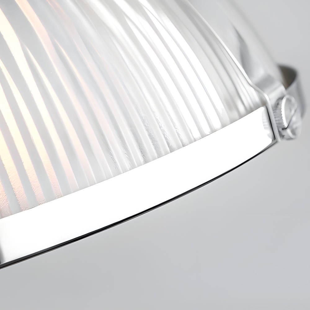 Striped Glass Pendant Light, 40W Tungsten