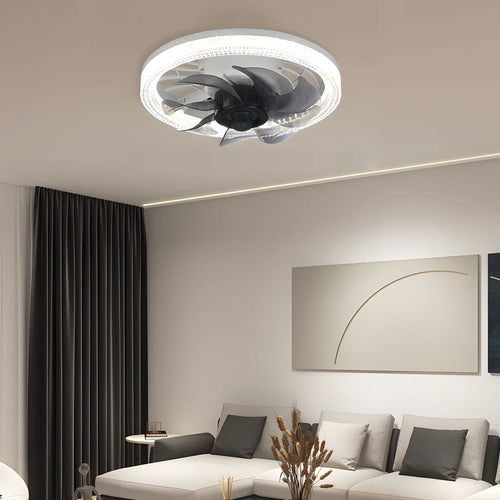 12.2" Low-Profile 7-Blade LED Ceiling Fan