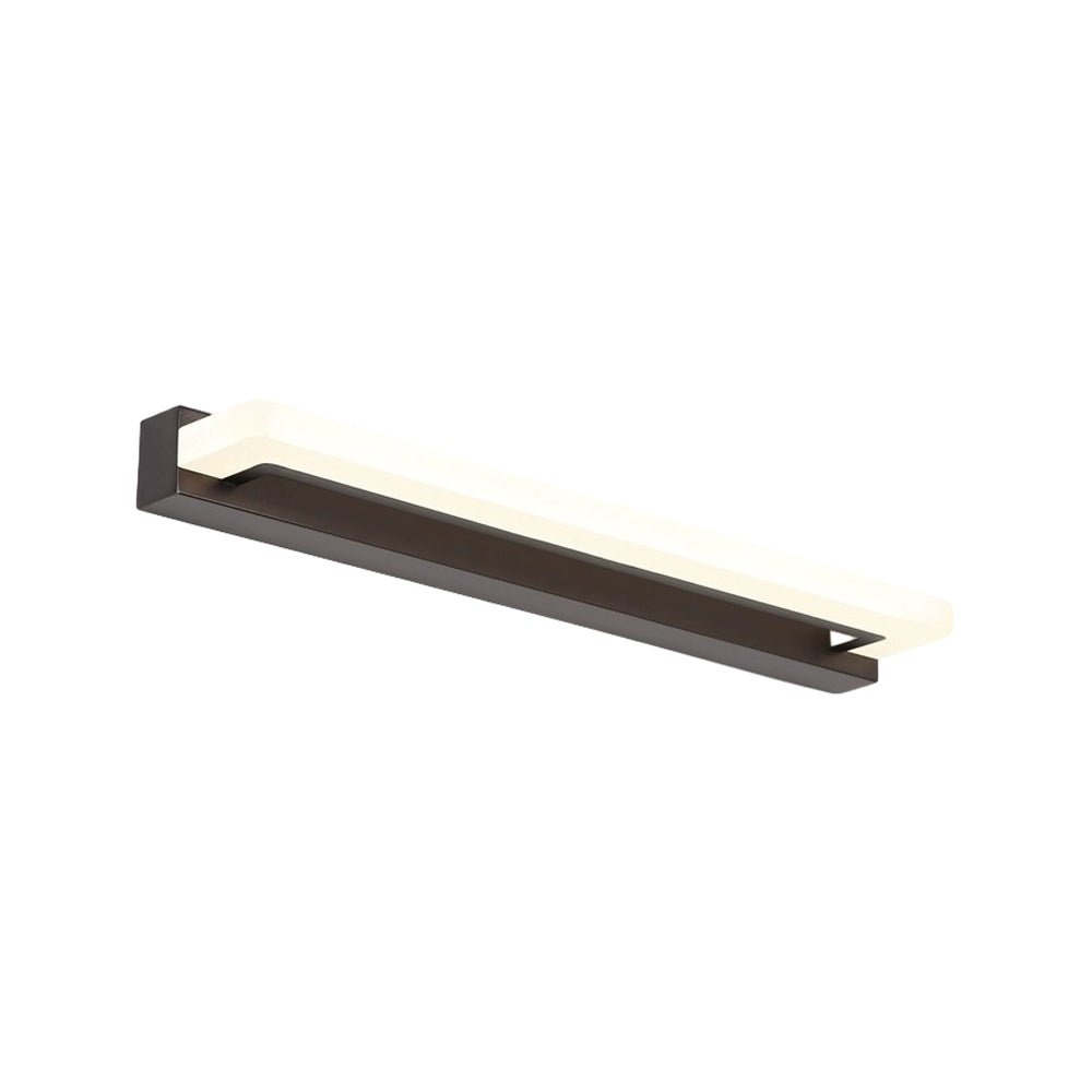 15.74" Linear LED Vanity Light, Black Mesh Filter