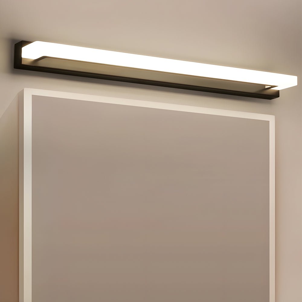 15.74" Linear LED Vanity Light, Black Mesh Filter