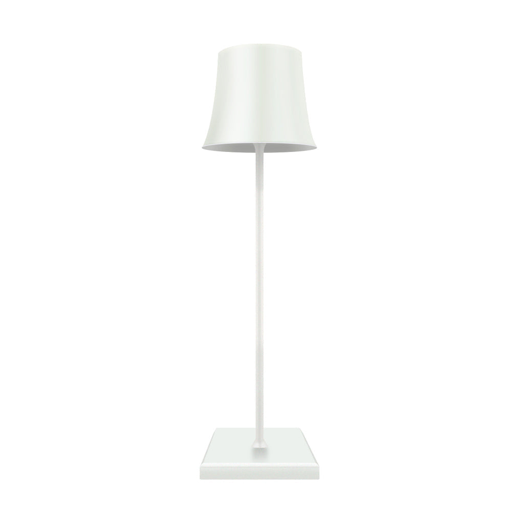 15" Cordless Modern Metal Table Lamp
