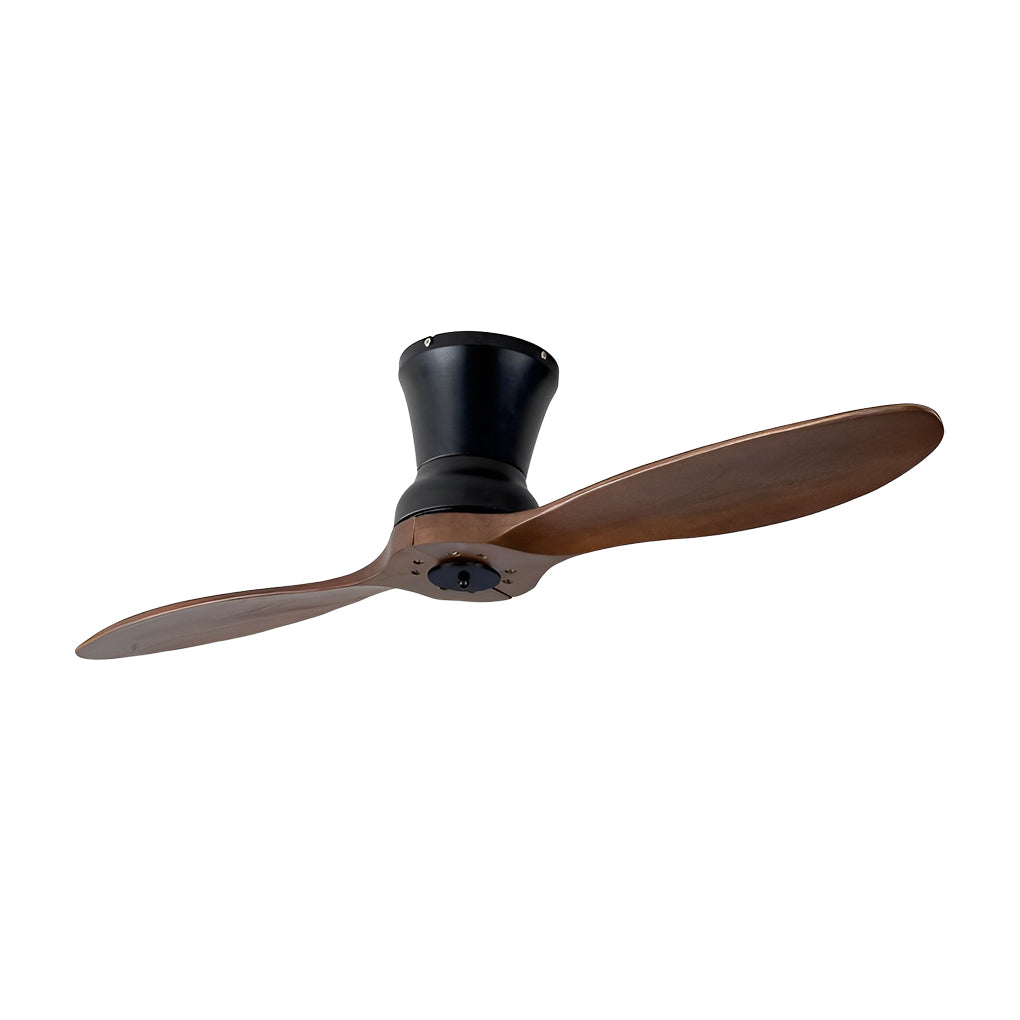 Wood Blade LED Ceiling Fan with Remote