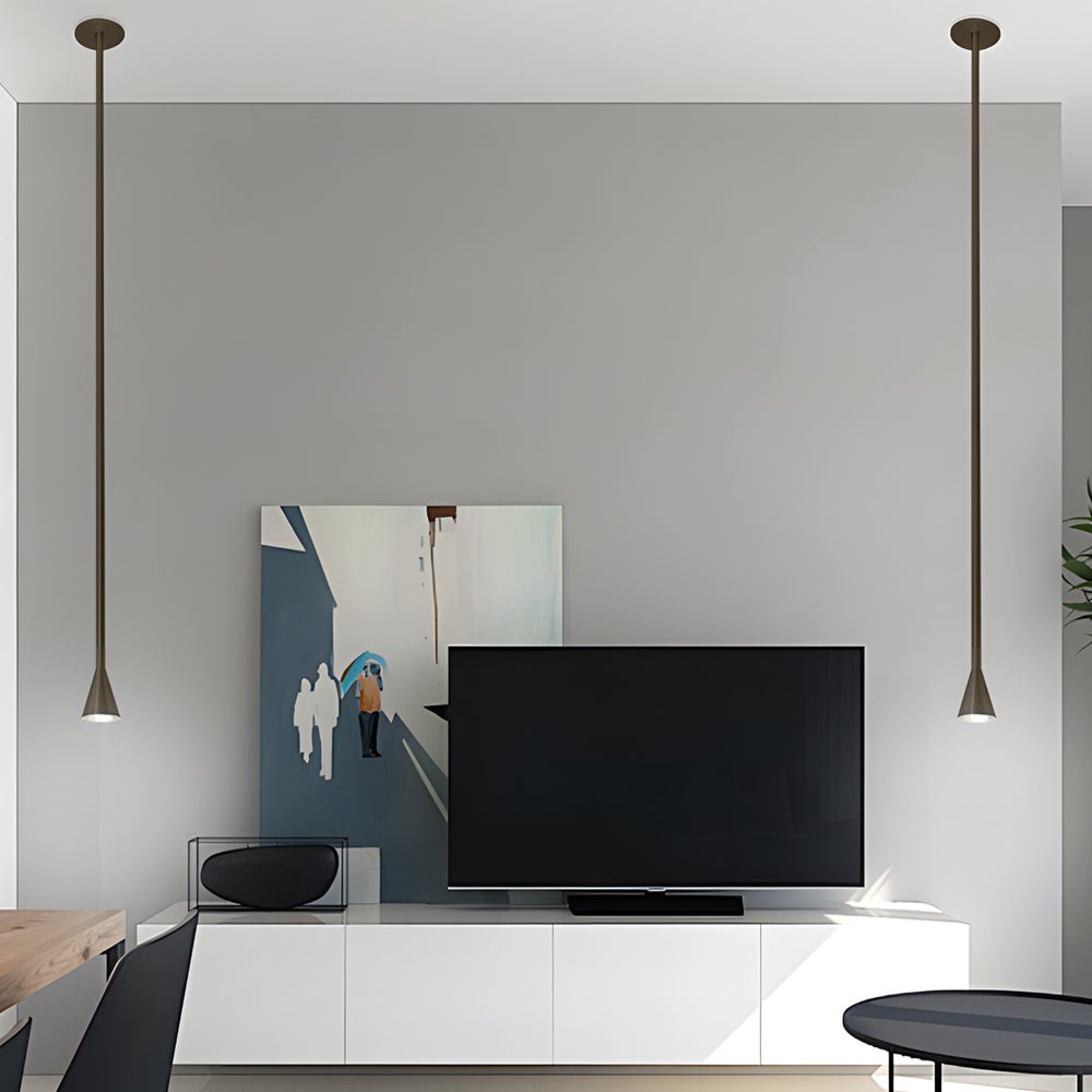 39 in. Long Tube Cone Pendant Light
