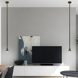 39 in. Long Tube Cone Pendant Light