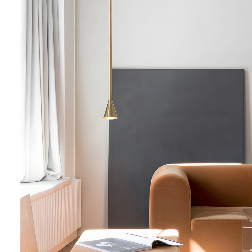 39 in. Long Tube Cone Pendant Light