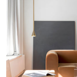39 in. Long Tube Cone Pendant Light