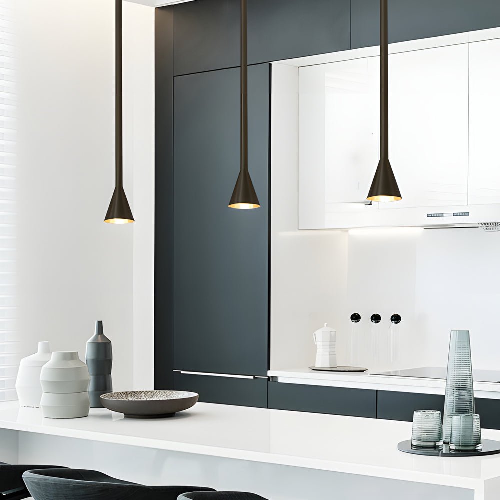 39 in. Long Tube Cone Pendant Light