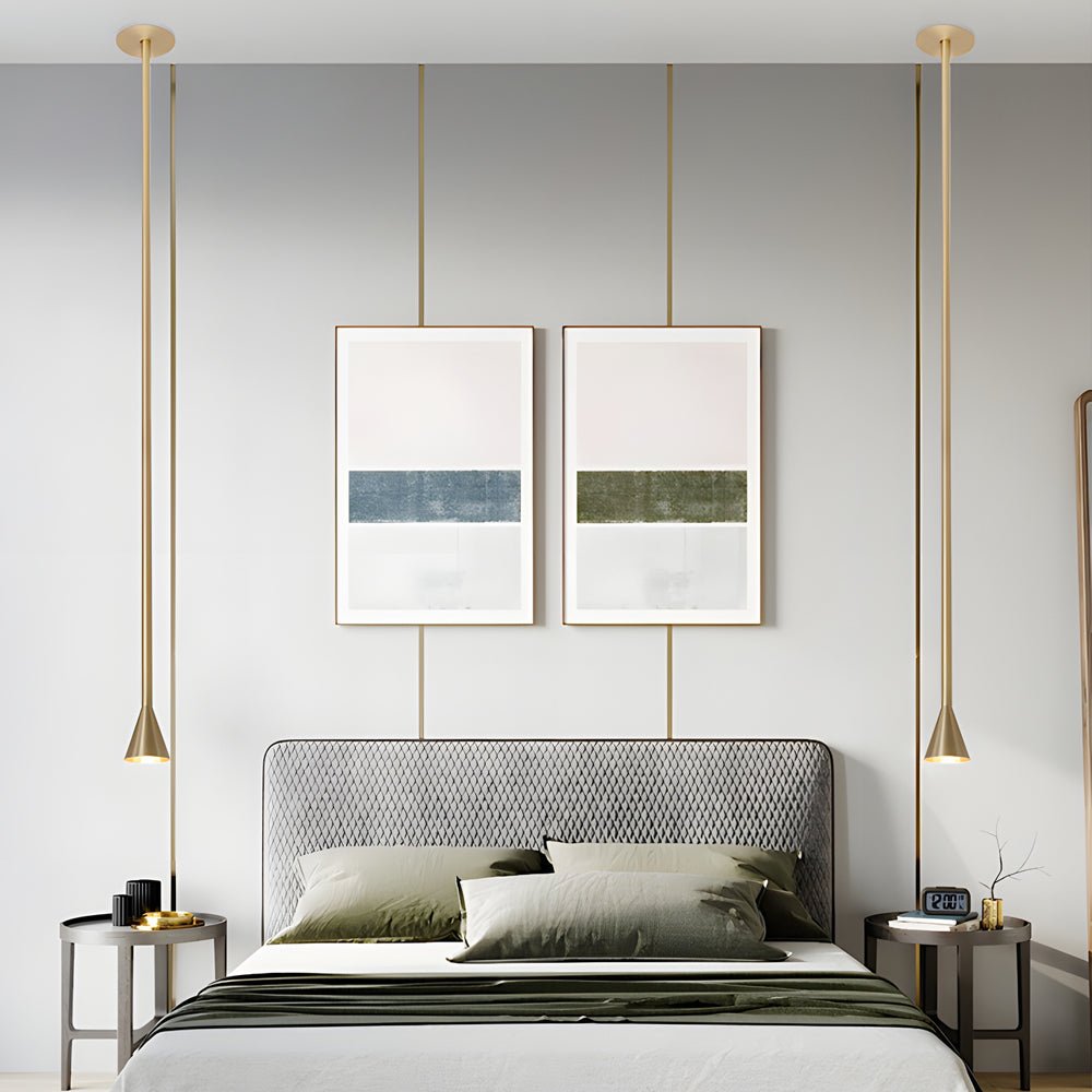 39 in. Long Tube Cone Pendant Light
