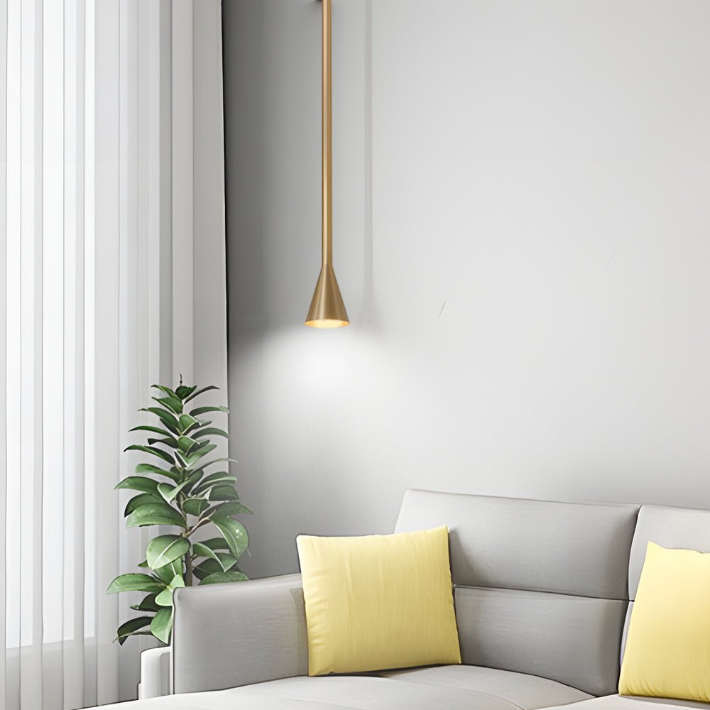39 in. Long Tube Cone Pendant Light