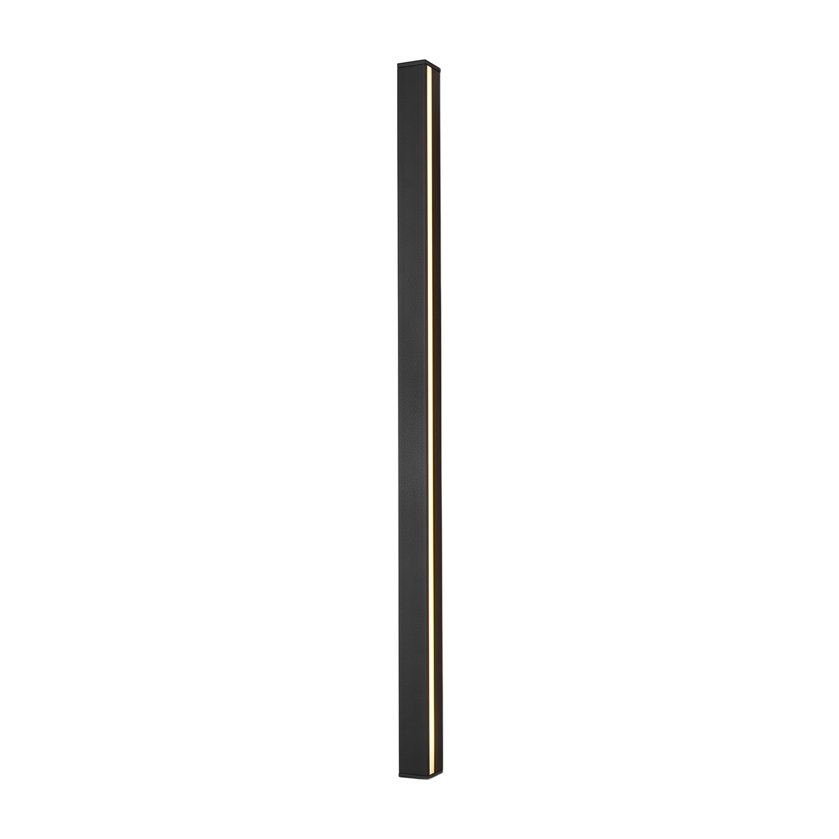 Linear Outdoor Wall Sconce Minimalist LED Black Lamp