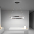 16" Circle Acrylic Single Pendant Light
