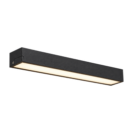 Black Linear LED Outdoor Wall Light, IP65