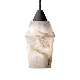 7.87 in. Alabaster Pendant Light