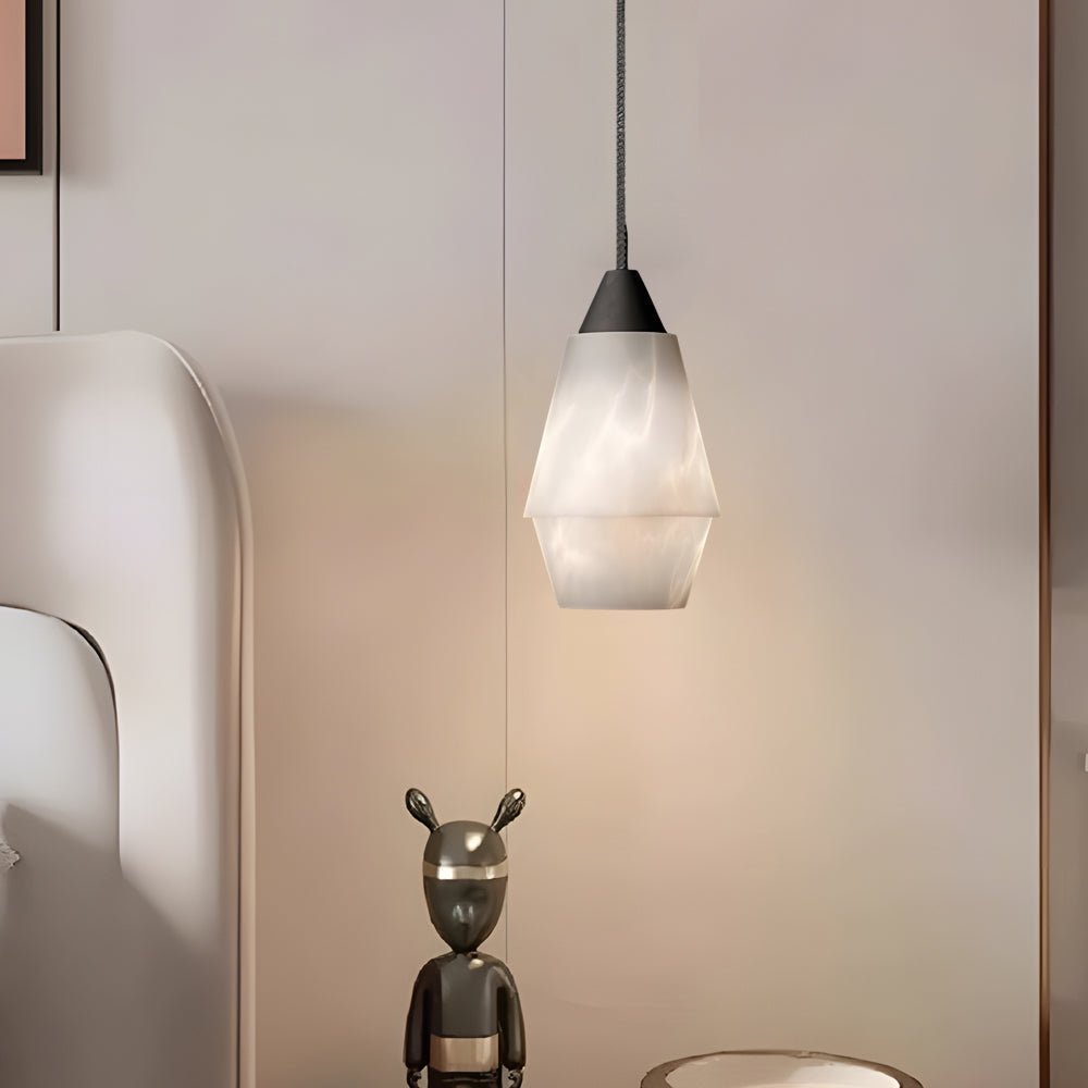 7.87 in. Alabaster Pendant Light