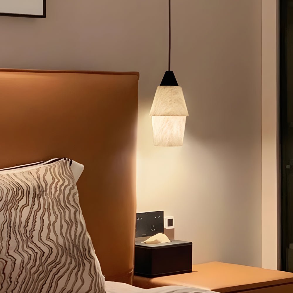 7.87 in. Alabaster Pendant Light