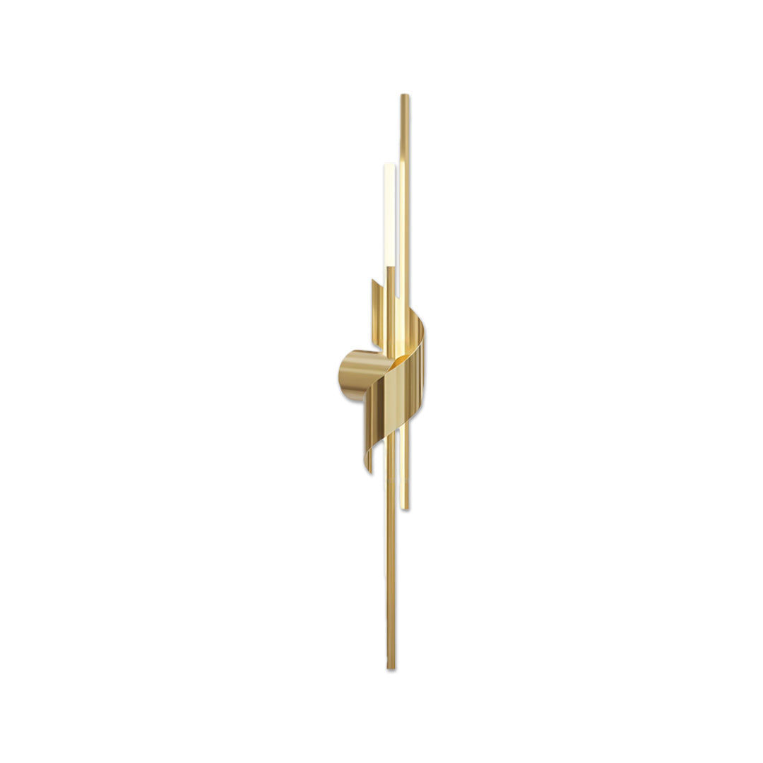 Italian Copper Linear Wall Sconce