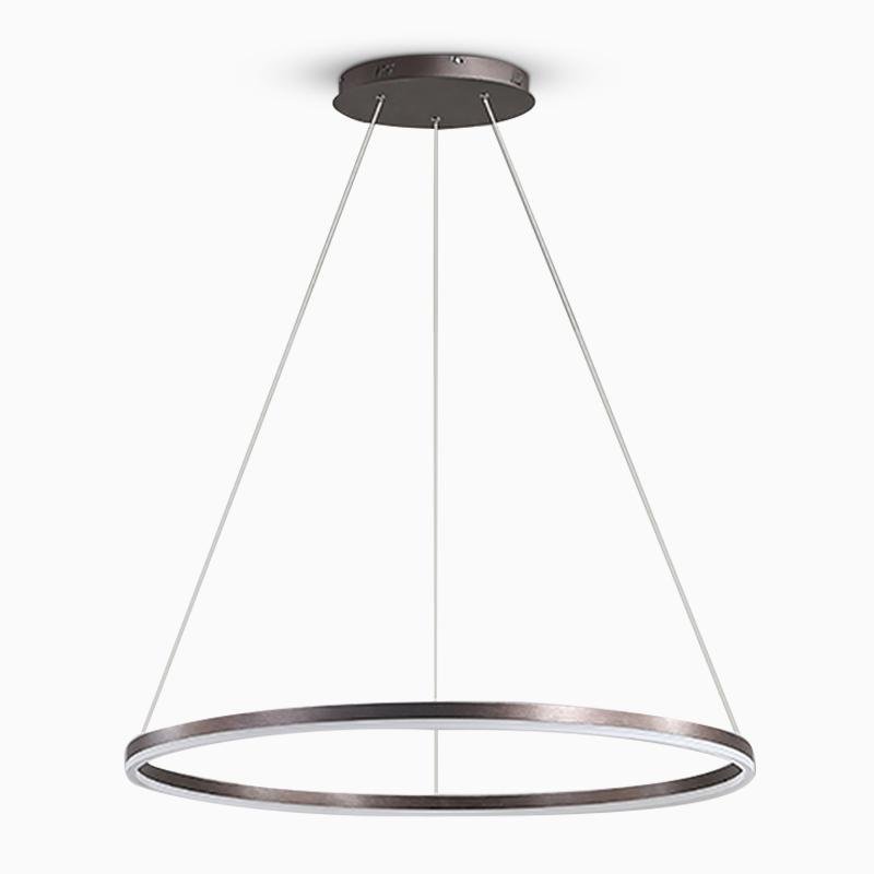 16" Circle Acrylic Single Pendant Light