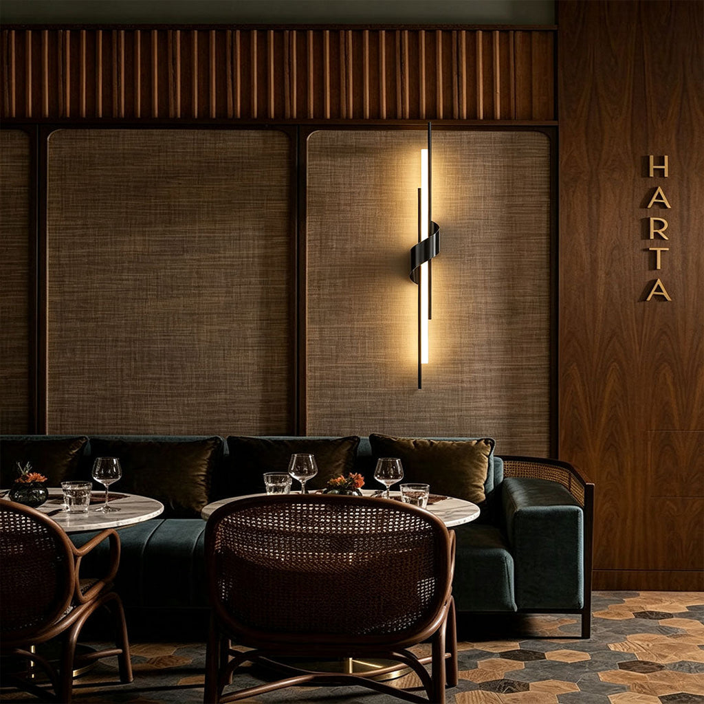 Italian Copper Linear Wall Sconce