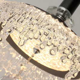 Acrylic Bowl Pendant Light, Dimmable Black