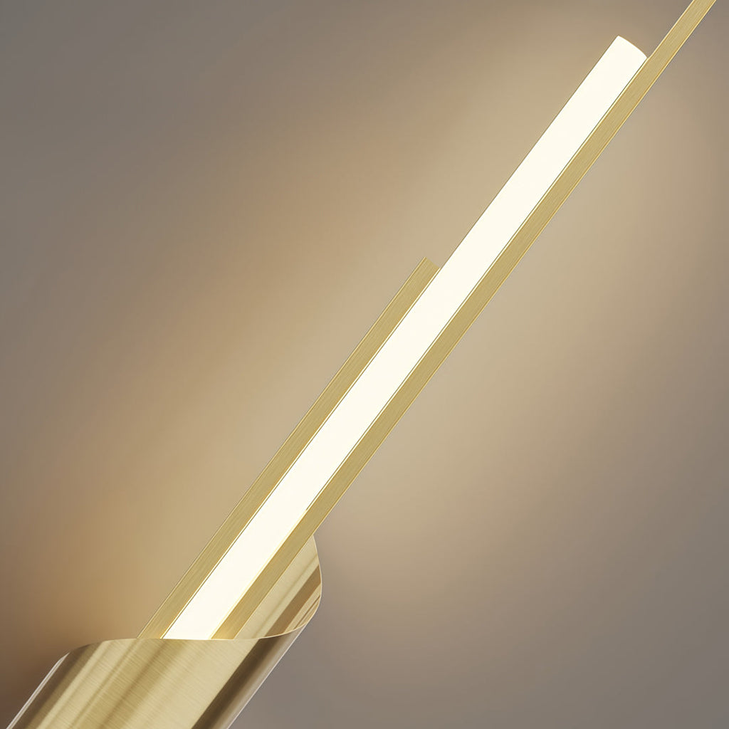 Italian Copper Linear Wall Sconce
