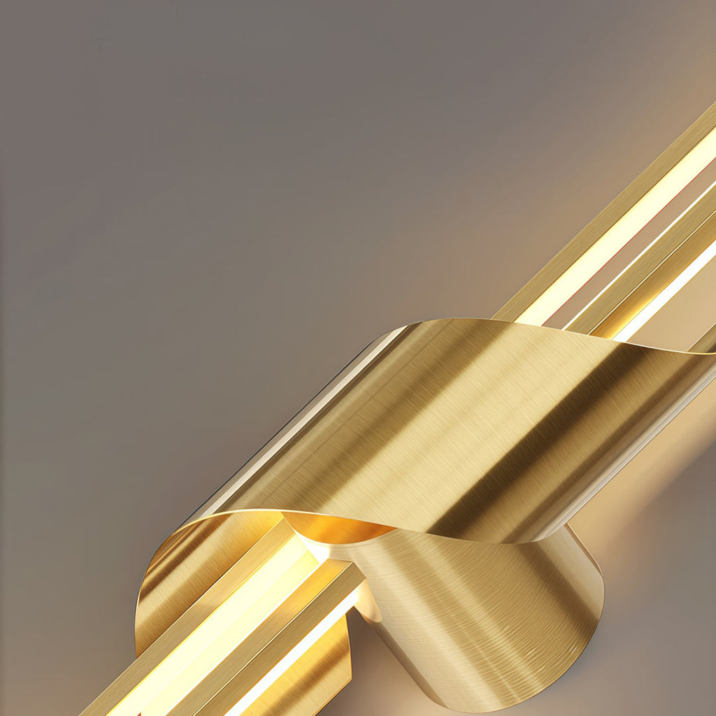 Italian Copper Linear Wall Sconce
