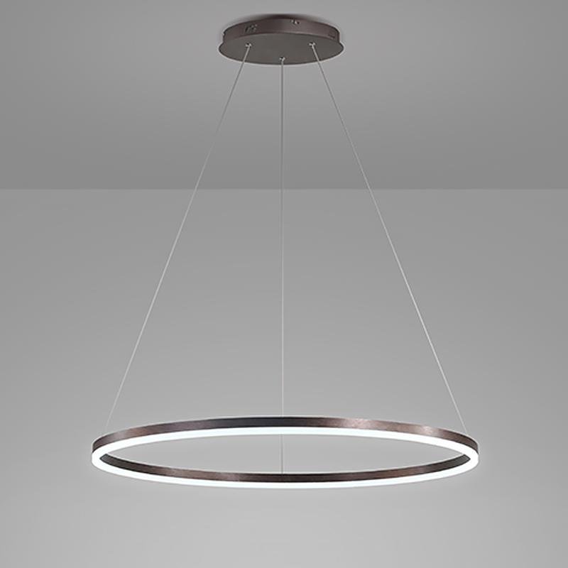 16" Circle Acrylic Single Pendant Light