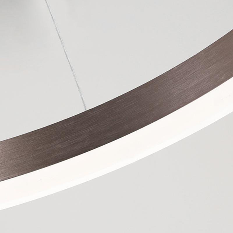 16" Circle Acrylic Single Pendant Light