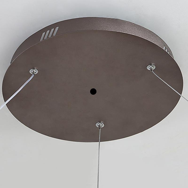 16" Circle Acrylic Single Pendant Light