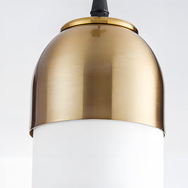 Long Tube Glass Bottle Pendant Light