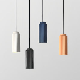 White Metal Pendant Light in 4 Colors