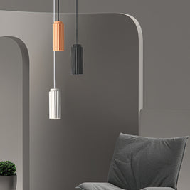 White Metal Pendant Light in 4 Colors