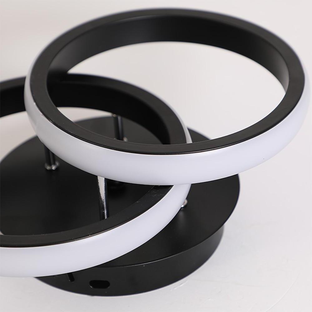 Dual Circle LED Flush Mount Ceiling Light