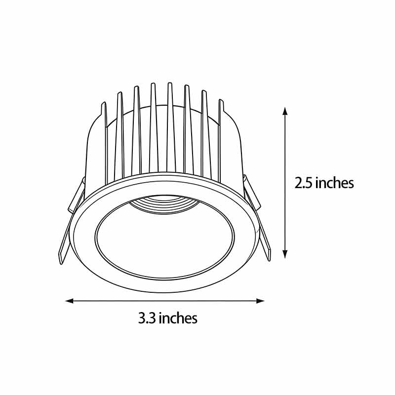 Waterproof LED Aluminum Spotlights, Set of 2