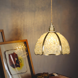 Small Crystal Dome Pendant Light, Dimmable