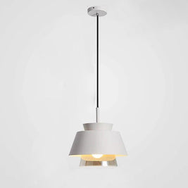 Traditional Glass & Metal Pendant Light