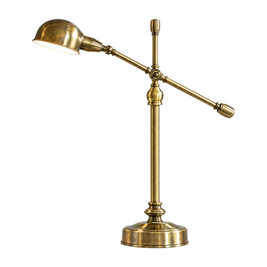Copper Dome Desk Lamp with Flexible Arm