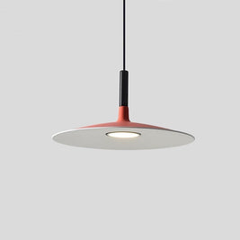 Flat Circular Pendant Light in 5 Colors