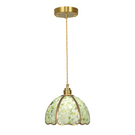Small Crystal Dome Pendant Light, Dimmable