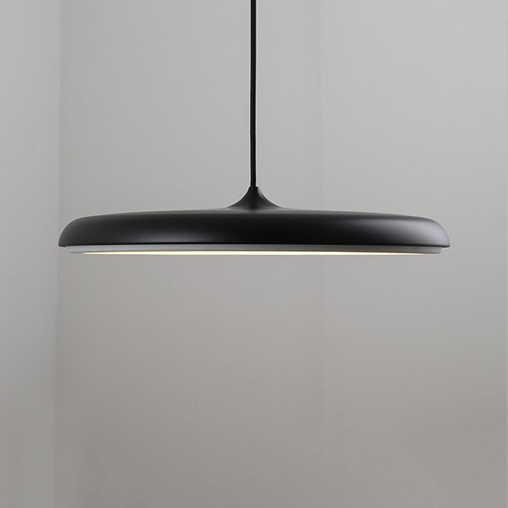 16" Flat Circular LED Pendant Light