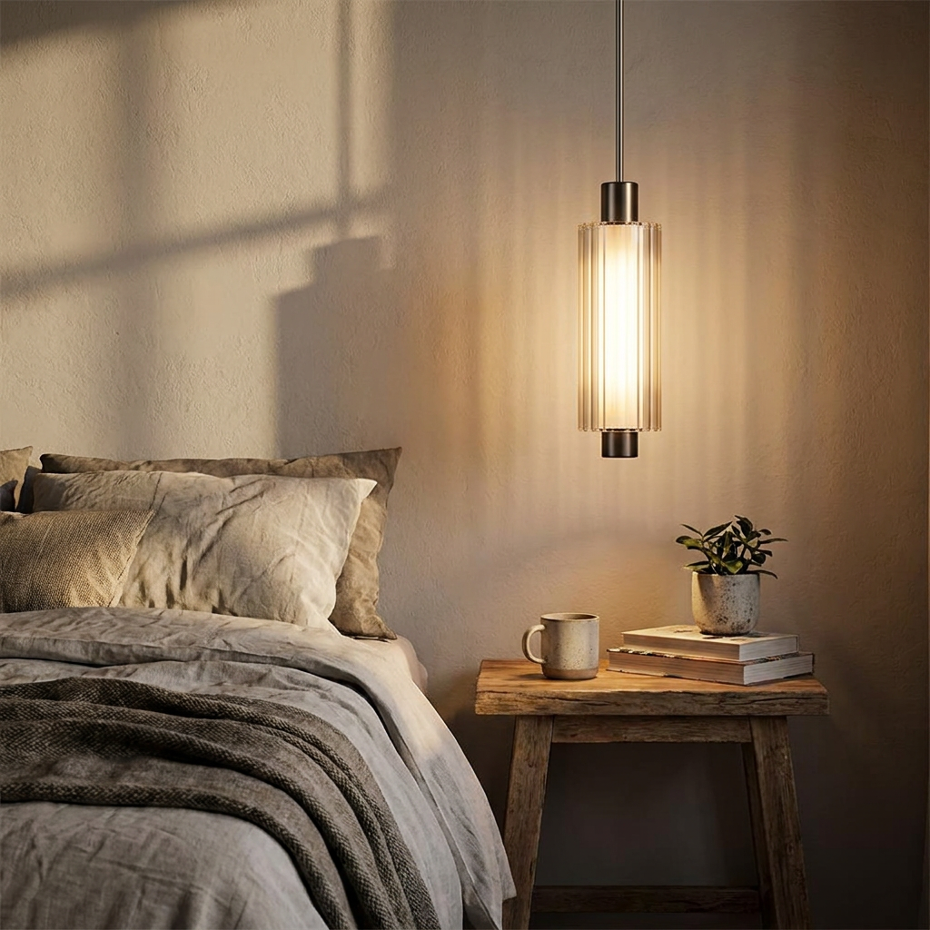 1/2/3 Heads Acrylic Cylinder Pendant Lights: Modern Hanging 