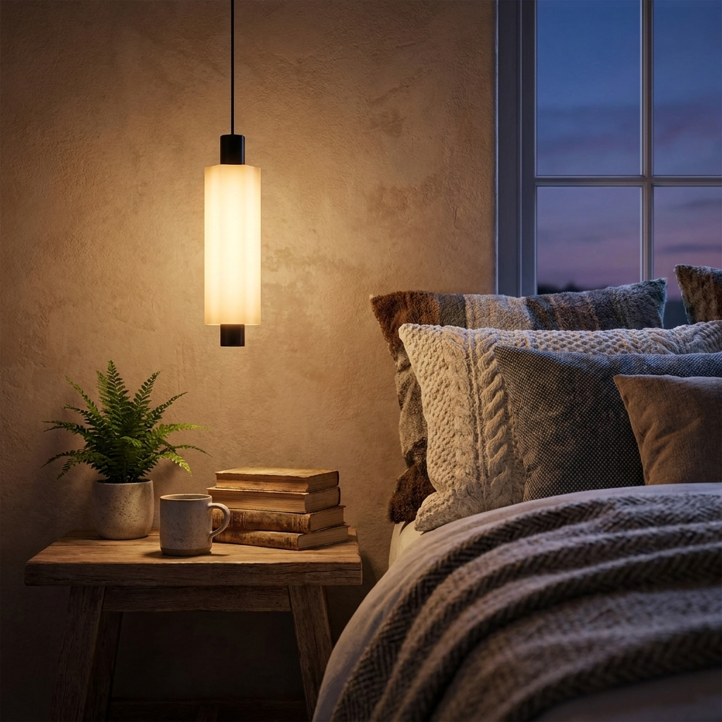 1/2/3 Heads Acrylic Cylinder Pendant Lights: Modern Hanging 