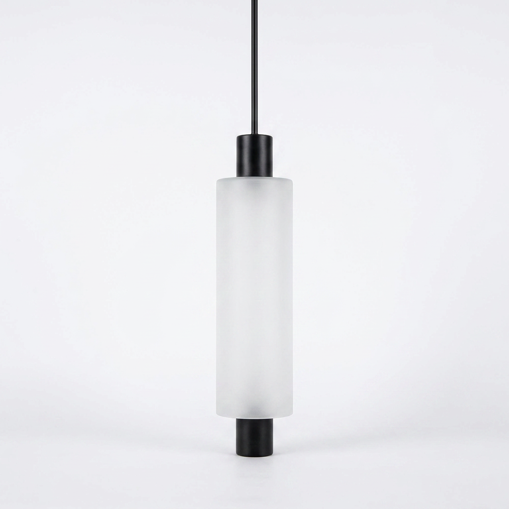 1/2/3 Heads Acrylic Cylinder Pendant Lights: Modern Hanging  - white bg