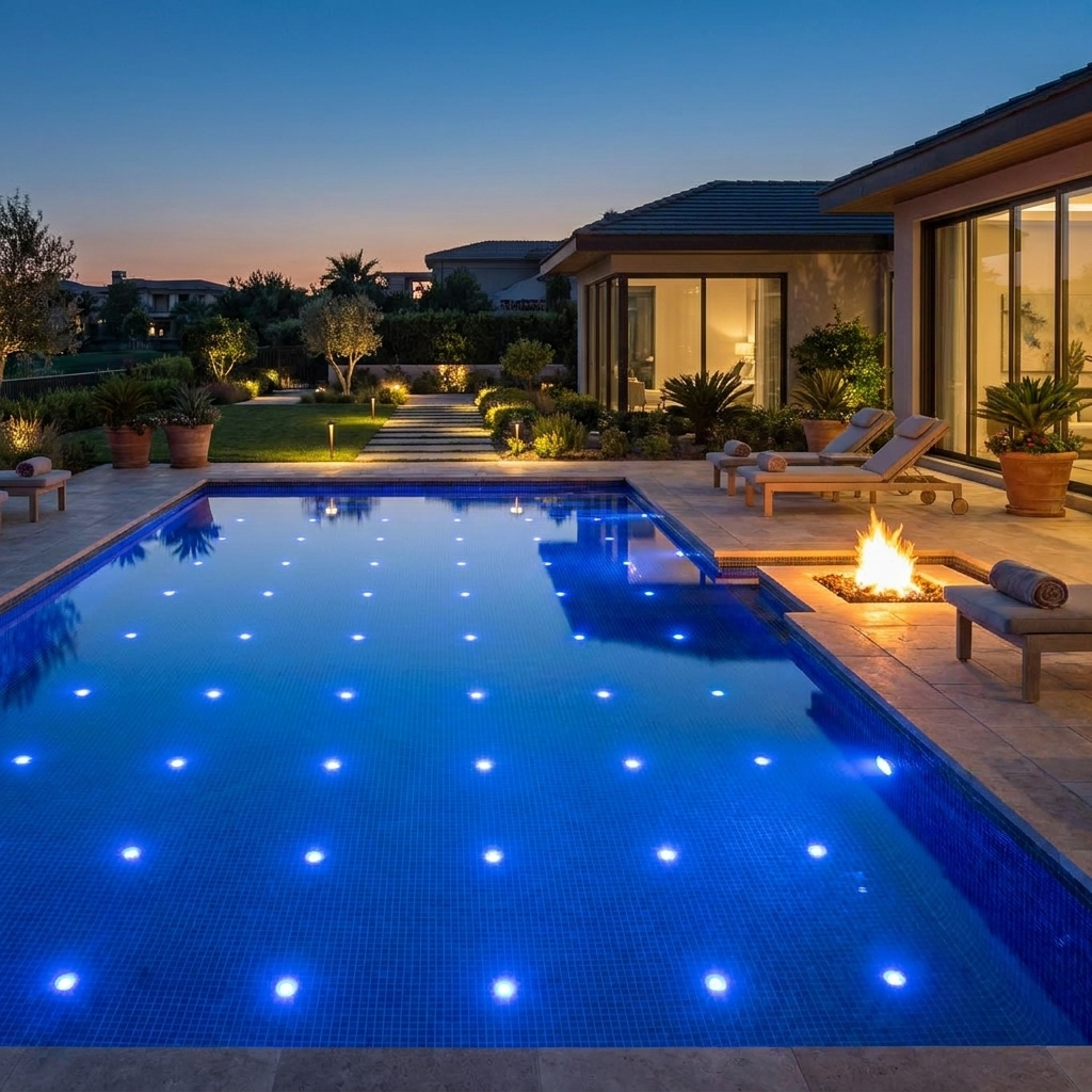 10pcs Outdoor Step Light Fixtures Modern LED Metal Lighting — lifestyle 2