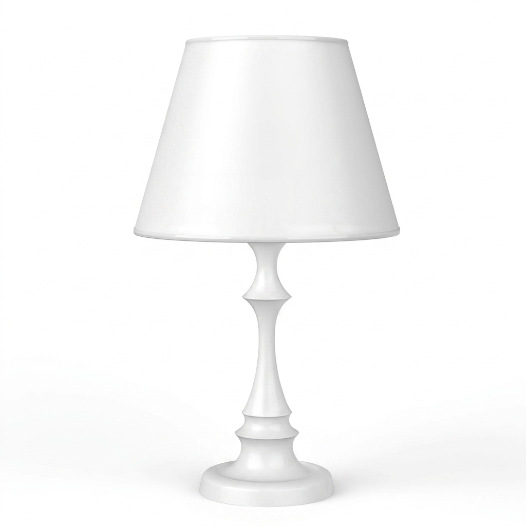 19 inch Modern Chess French Table Lamp — white background