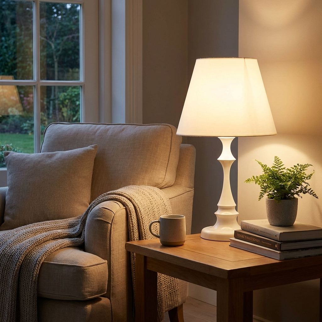 19 inch Modern Chess French Table Lamp — lifestyle 1