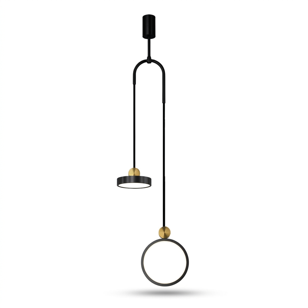 2 Light Pendant Light Island Lights Hanging Ceiling Lights — white background