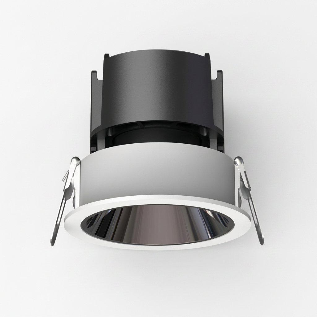 2 PCS LED Indoor Ceiling Spotlights Deep Anti-Glare Light — white background