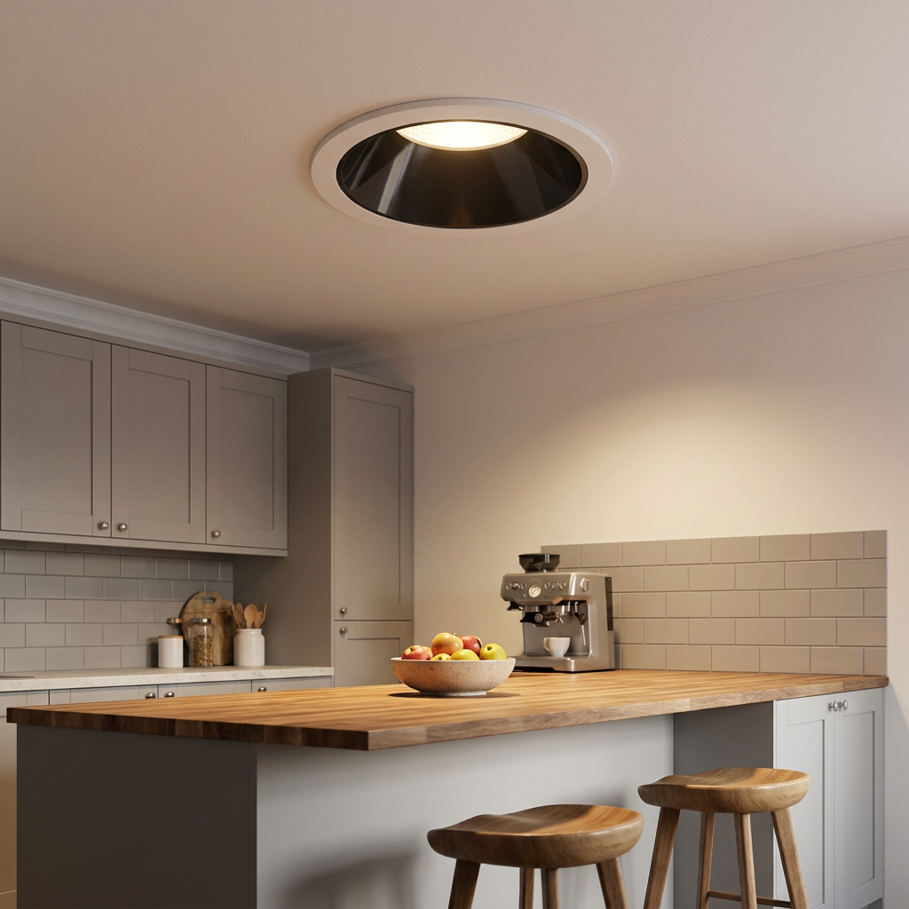 2 PCS LED Indoor Ceiling Spotlights Deep Anti-Glare Light — lifestyle 2